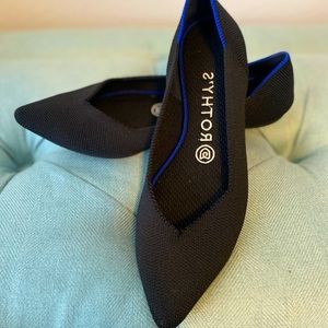 Rothy’s black flats.